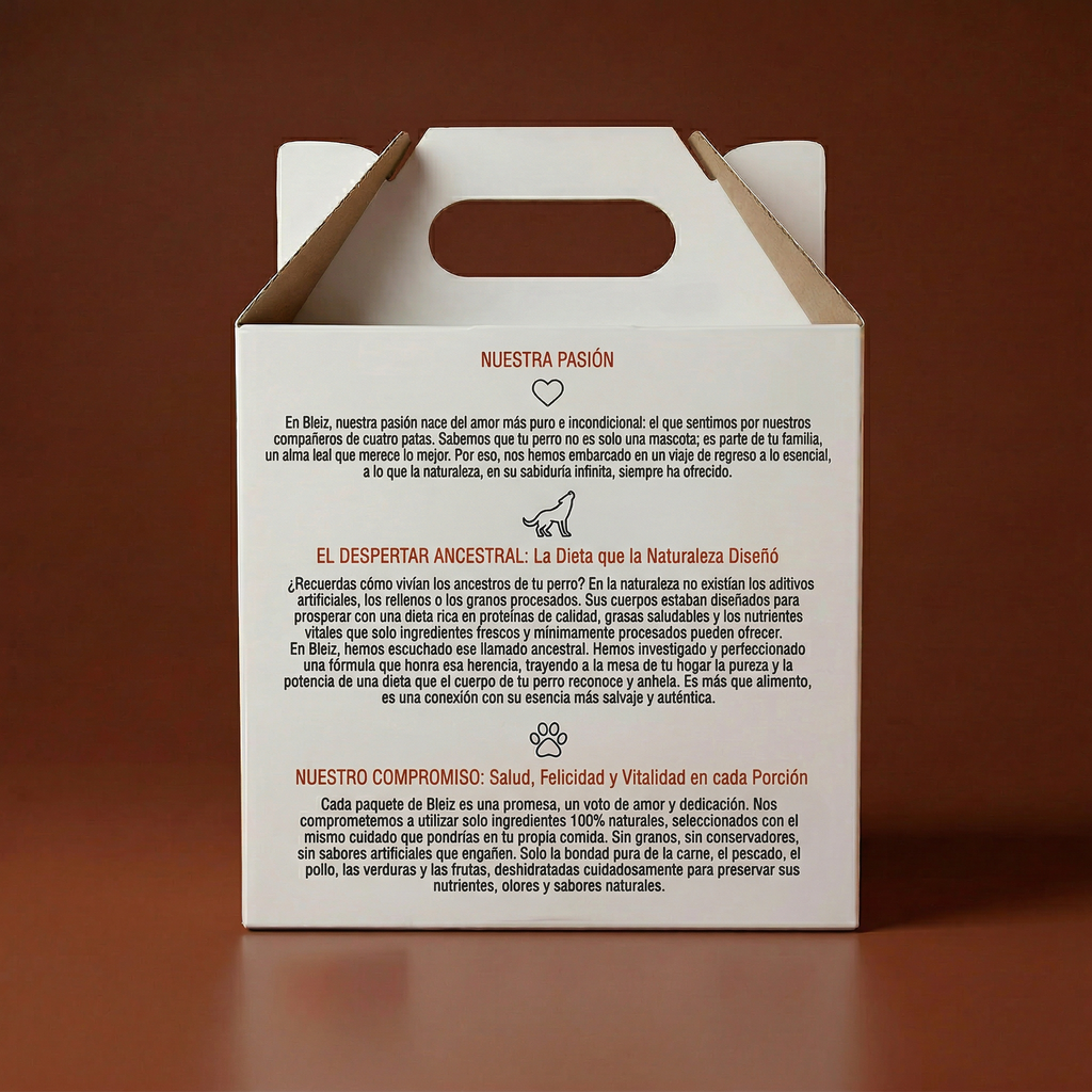 Bleiz Alimento Natural Deshidratado para Perro 5 KG (Rinde 15 KG) | Sin Conservadores, Químicos ni Granos