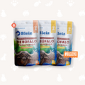Bleiz Premios Naturales de Búfalo para Perros | Hígado y Pulmón | Sin Conservadores | Paquete x2