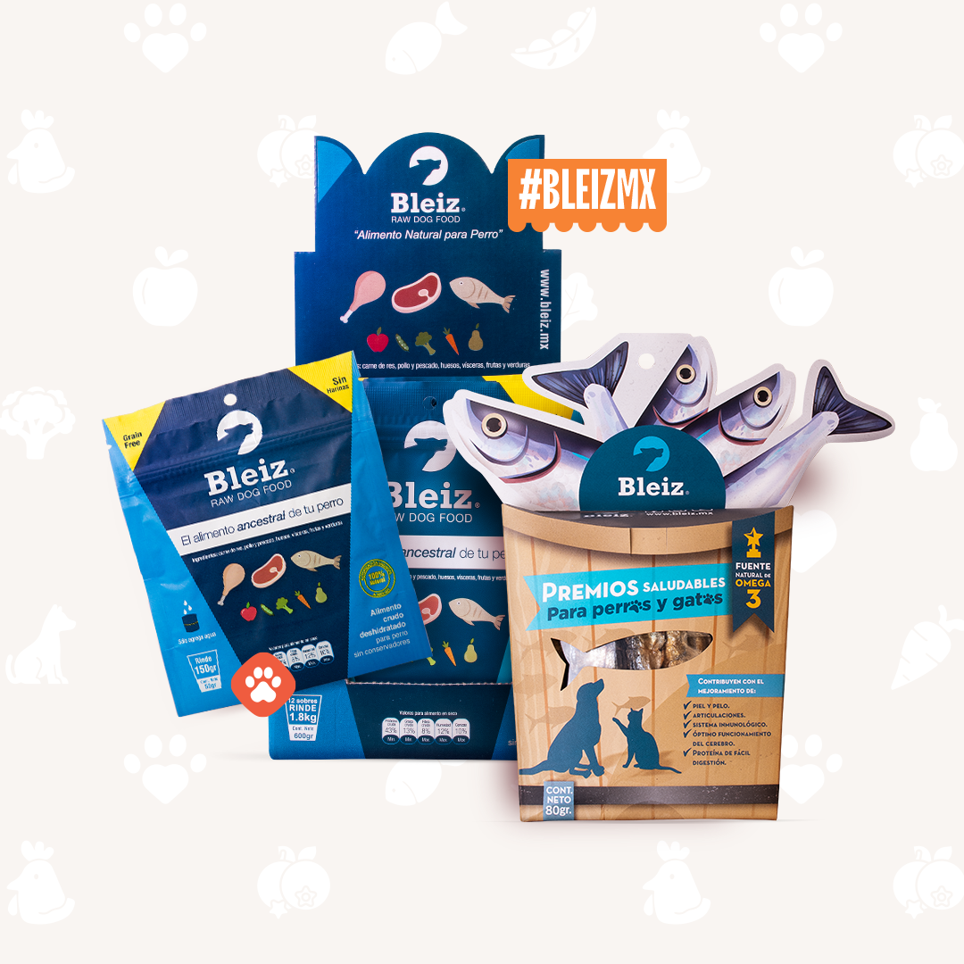 Paquete de Iniciación Bleiz: Comida Natural Deshidratada + Anchovetas para Perro