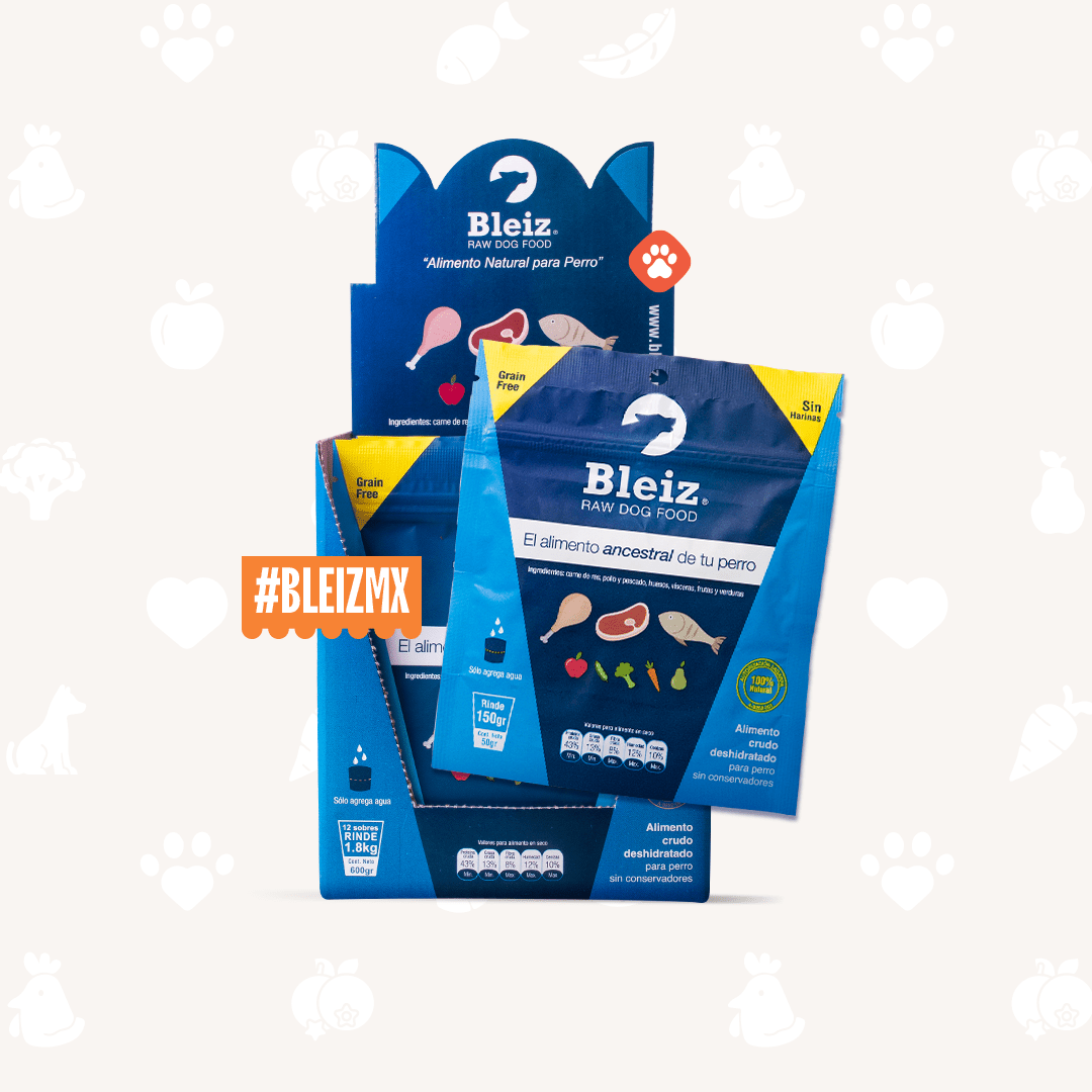 Bleiz Comida Natural Canina | Pack 12 Sobres (50g) | Top Saludable Perro - Bleiz