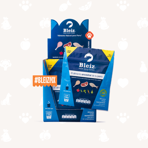 Bleiz Comida Natural Canina | Pack 12 Sobres (50g) | Top Saludable Perro - Bleiz