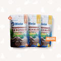 Bleiz Premios Naturales de Búfalo para Perros | Hígado y Pulmón | Sin Conservadores | Paquete x2 - Bleiz